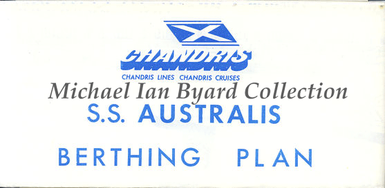 Cover of Australis Berthing Plan